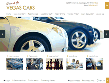 Tablet Screenshot of myvegascars.com